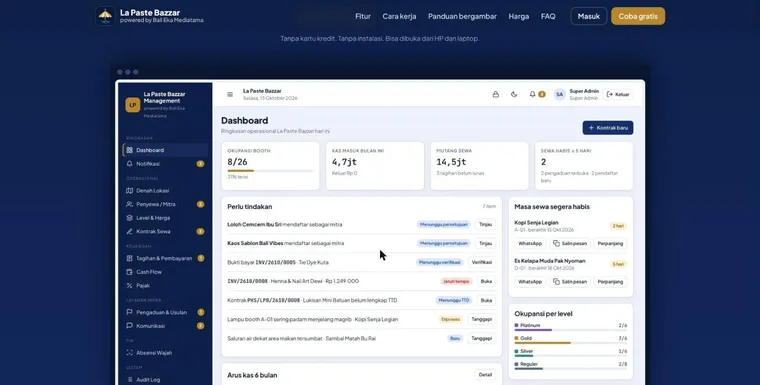 La Paste Bazzar (lapasteflow.com) — screenshot 1