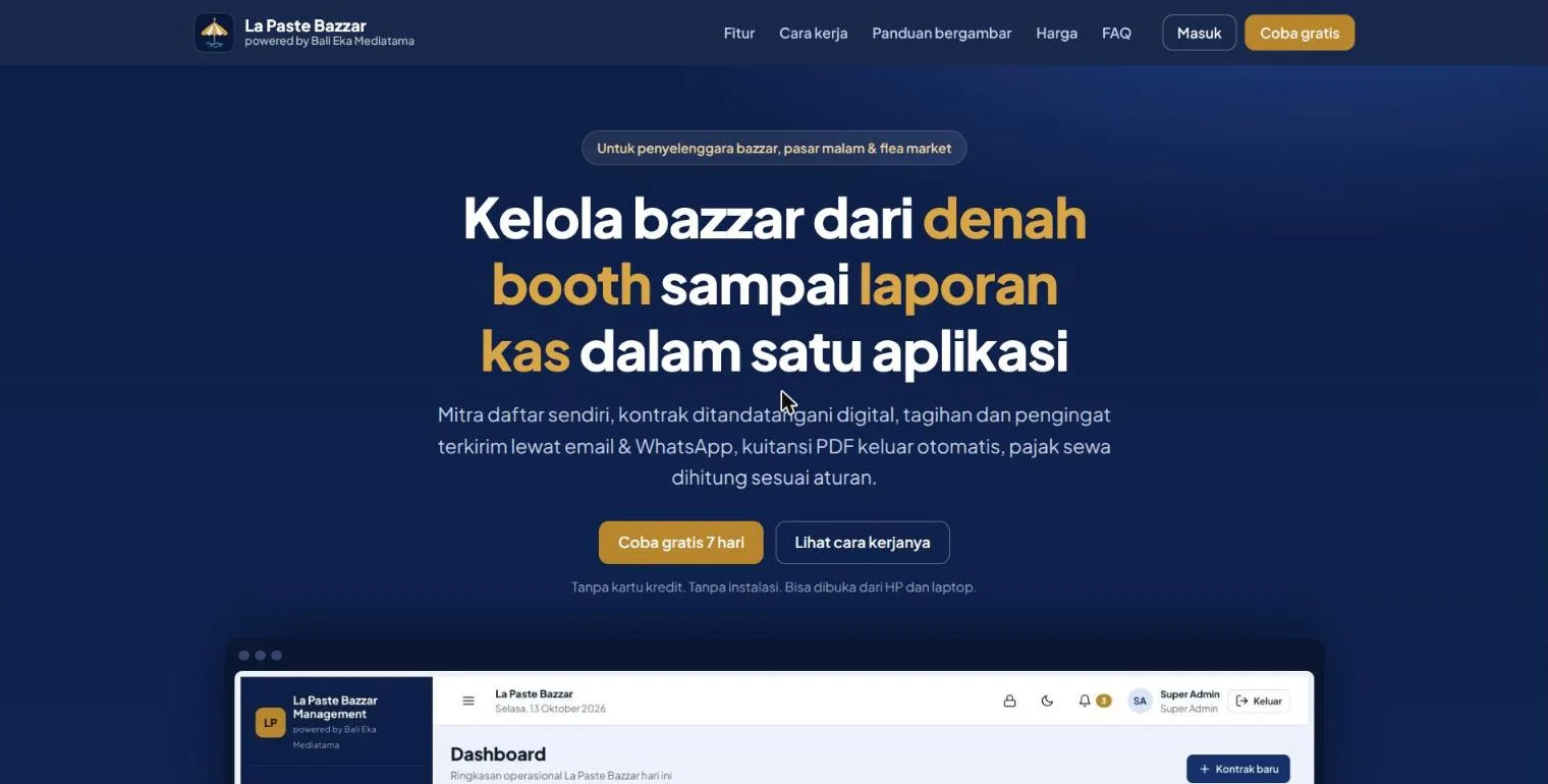 La Paste Bazzar (lapasteflow.com) — screenshot 2